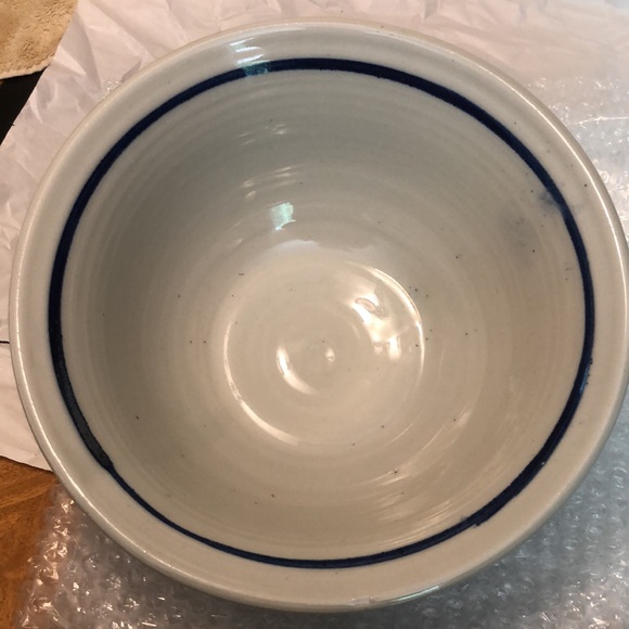 Studio Art Pottery Iris Bowl signed Morrison 5”x10” - Picture 4 of 4